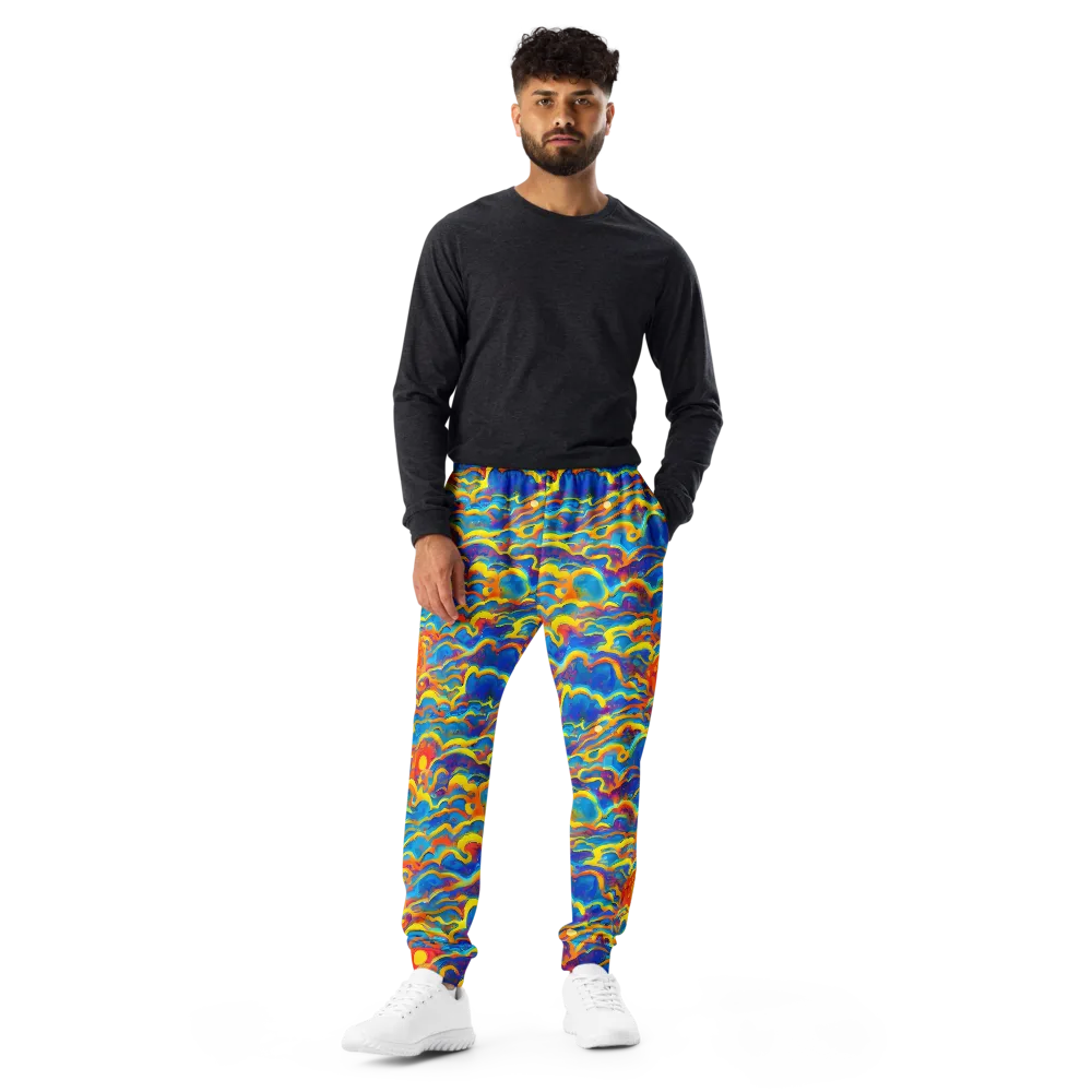 Chroma Ripple on Men's Joggers — Front