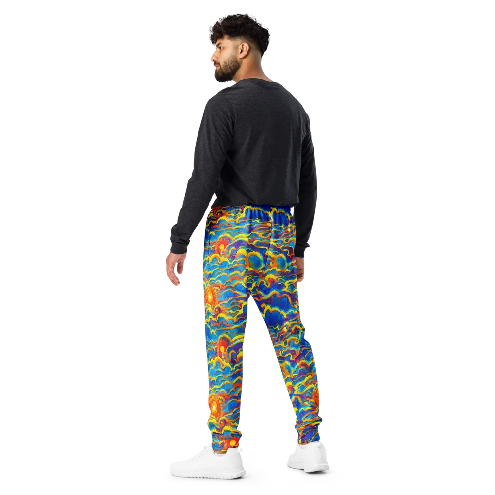 Chroma Ripple on Men's Joggers — Back
