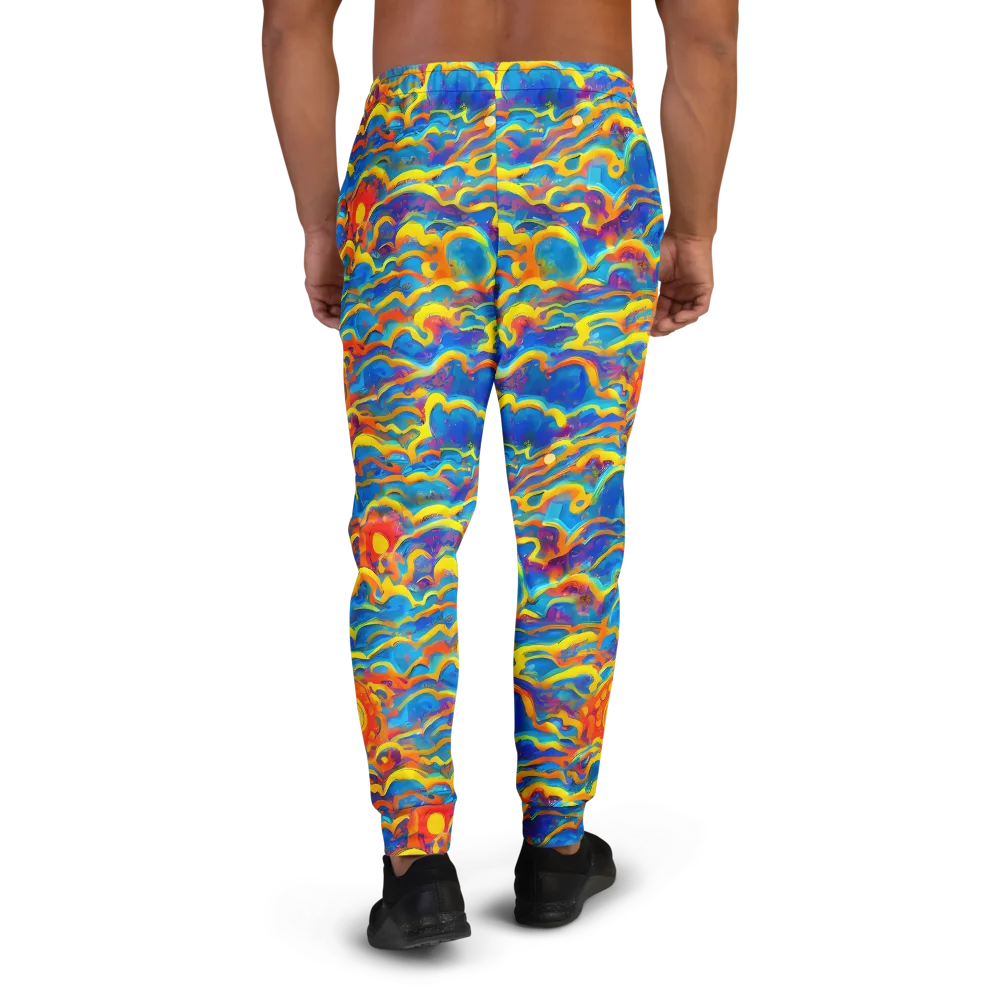 Chroma Ripple on Men's Joggers — Back