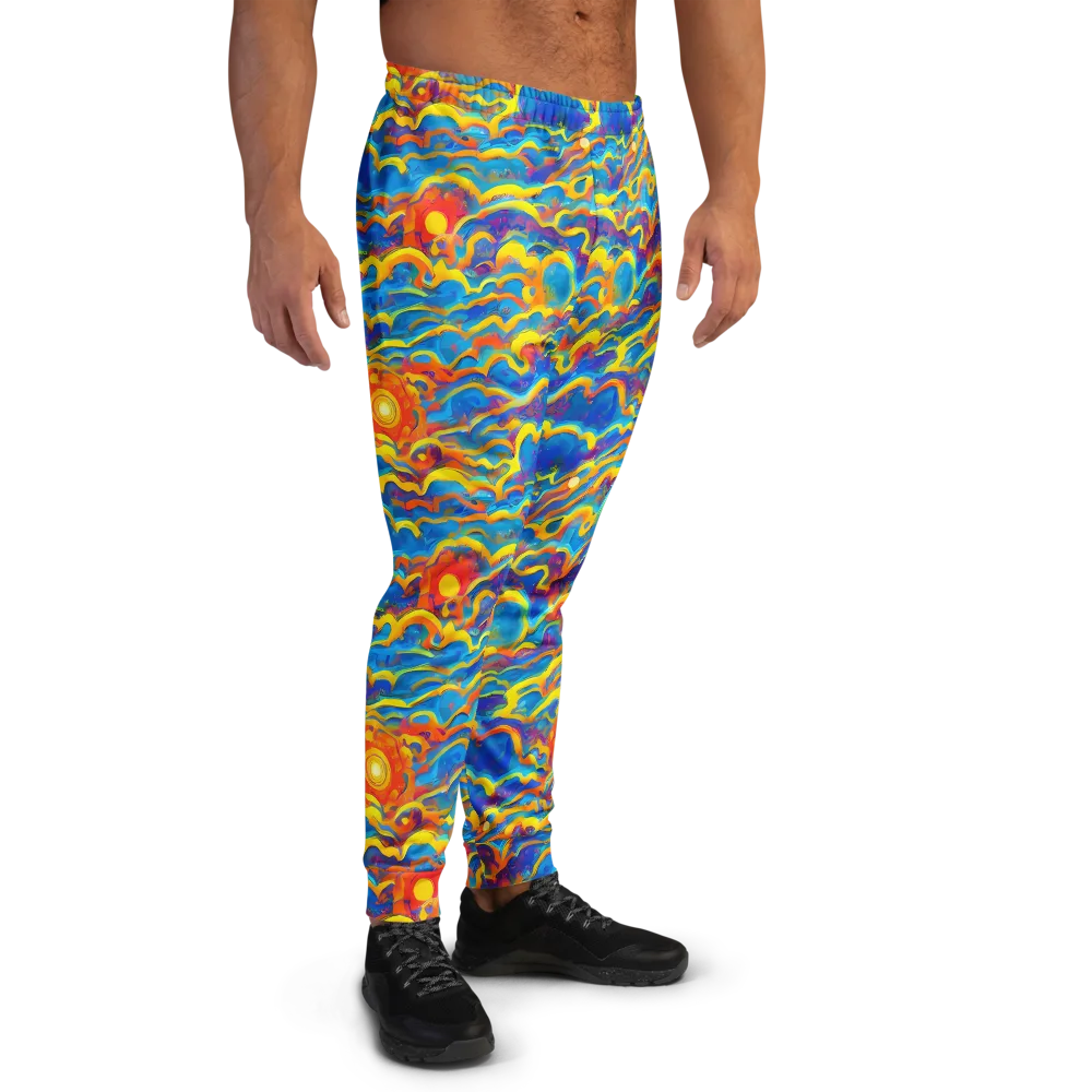 Chroma Ripple on Men's Joggers — Right