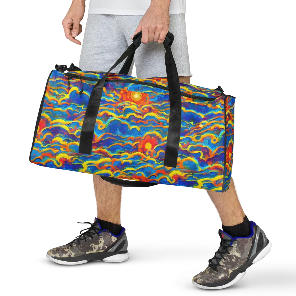 Chroma Ripple on Duffle Bag — Front