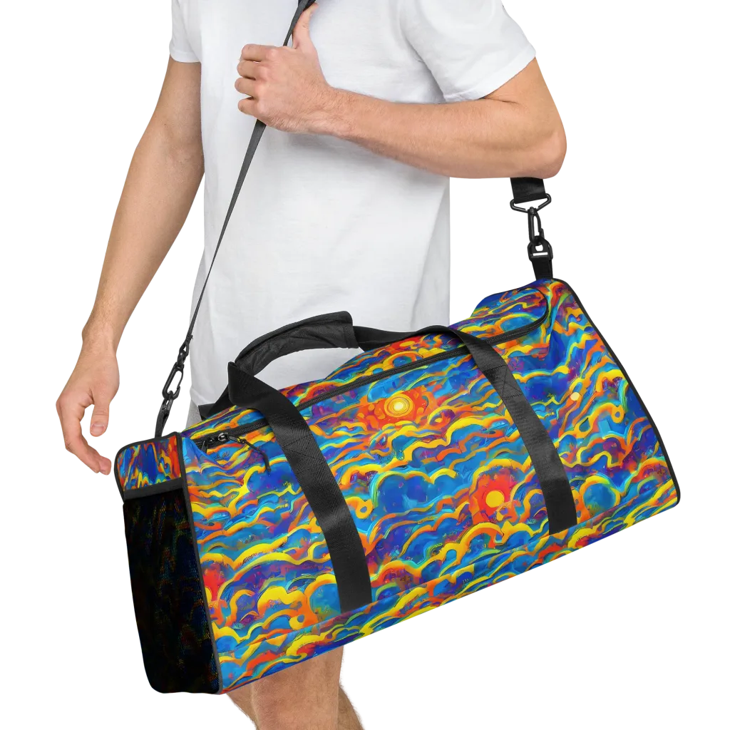 Chroma Ripple on Duffle Bag — Right Front