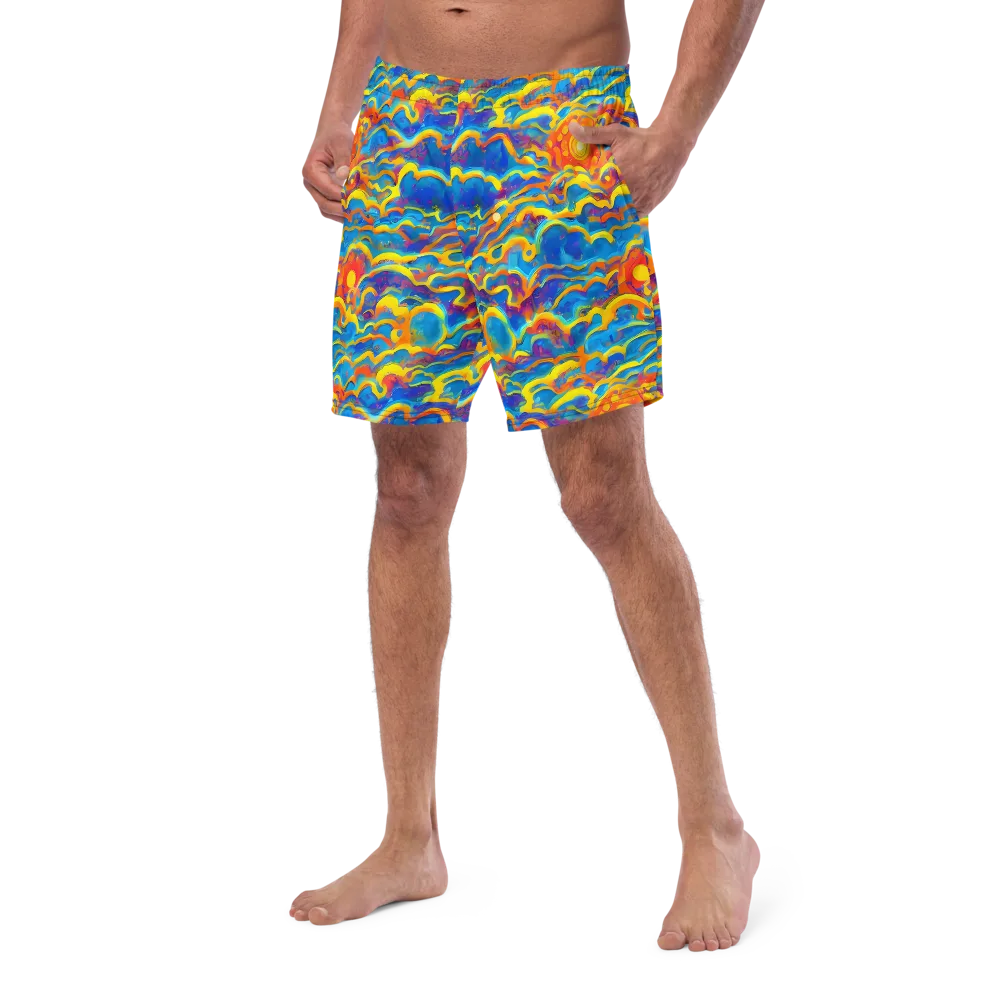 Chroma Ripple on Swim Trunks — Left Front