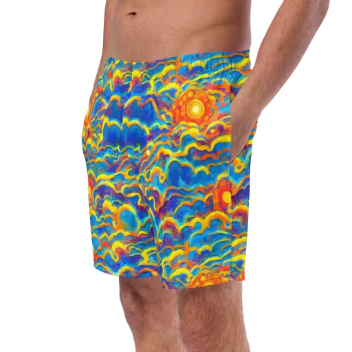 Chroma Ripple on a Swim Trunks