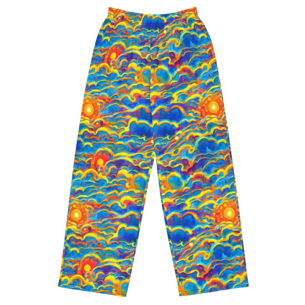 Chroma Ripple on Wide-Leg Pants — Front