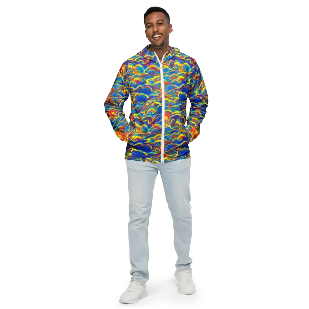 Chroma Ripple on Men's Windbreaker — Front