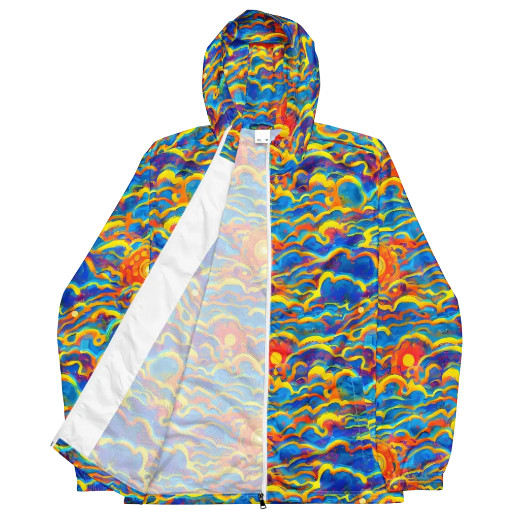 Chroma Ripple on Men's Windbreaker — Front