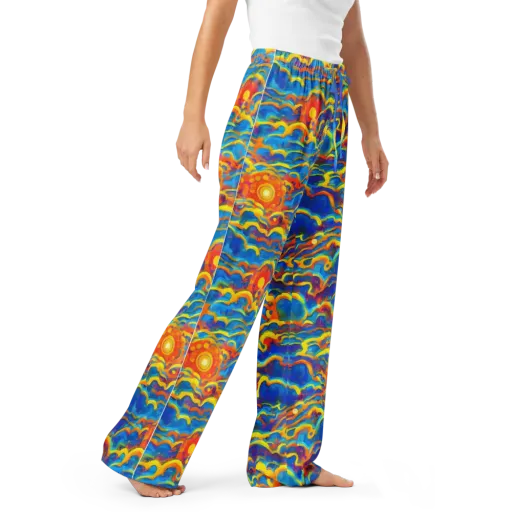 Chroma Ripple on a Women's Pajama Pants