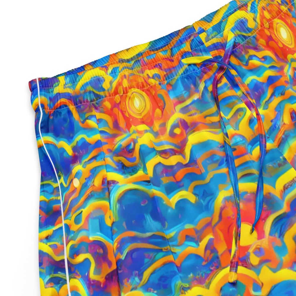 Chroma Ripple on Women's Pajama Shorts — Product details