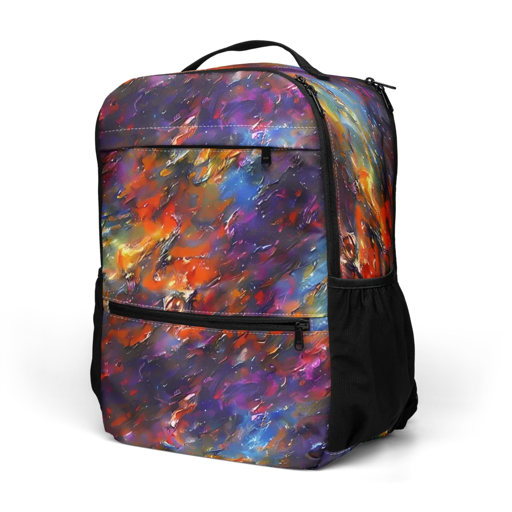 Auroral Ripples on Utility Backpack — Left Front