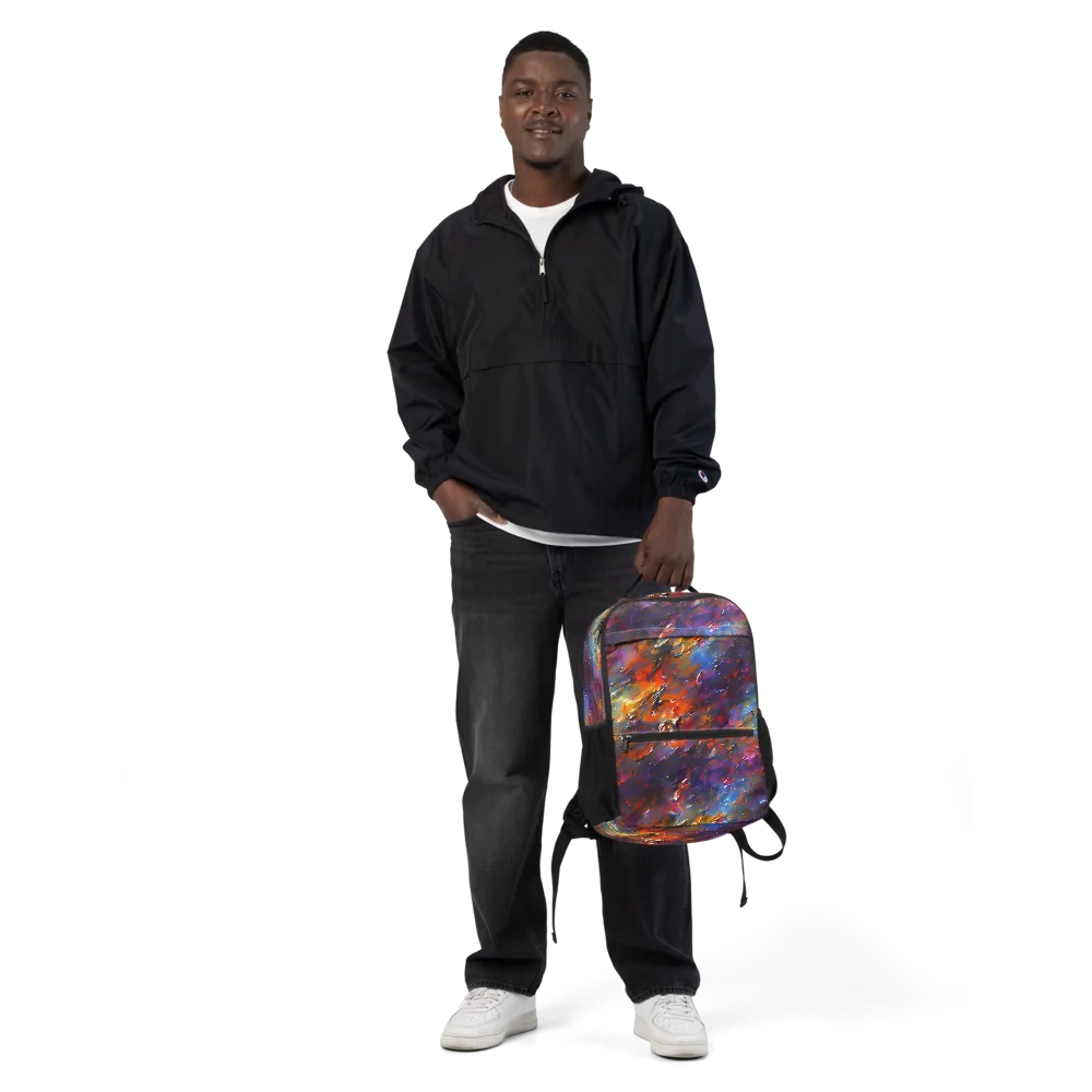 Auroral Ripples on Utility Backpack — Front