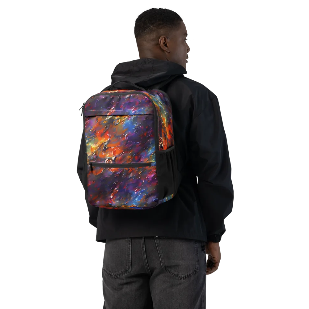 Auroral Ripples on Utility Backpack — Back