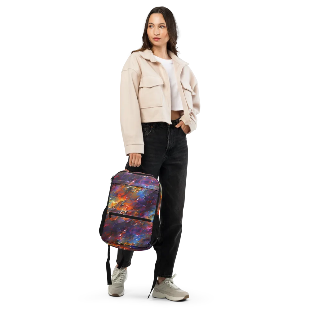 Auroral Ripples on Utility Backpack — Front