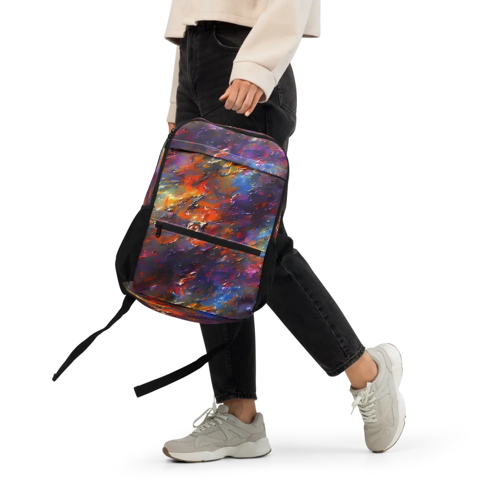 Auroral Ripples on Utility Backpack — Front