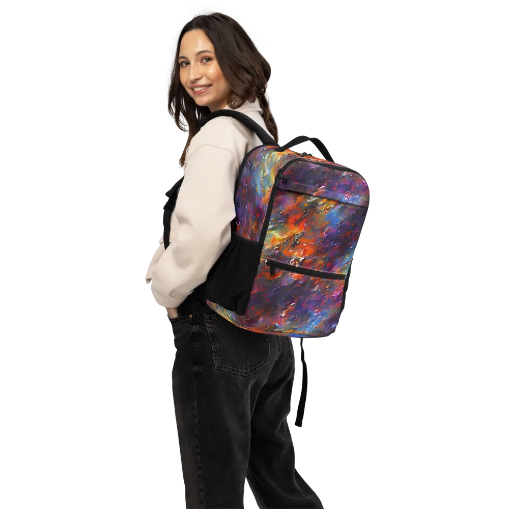 Auroral Ripples on Utility Backpack — Back