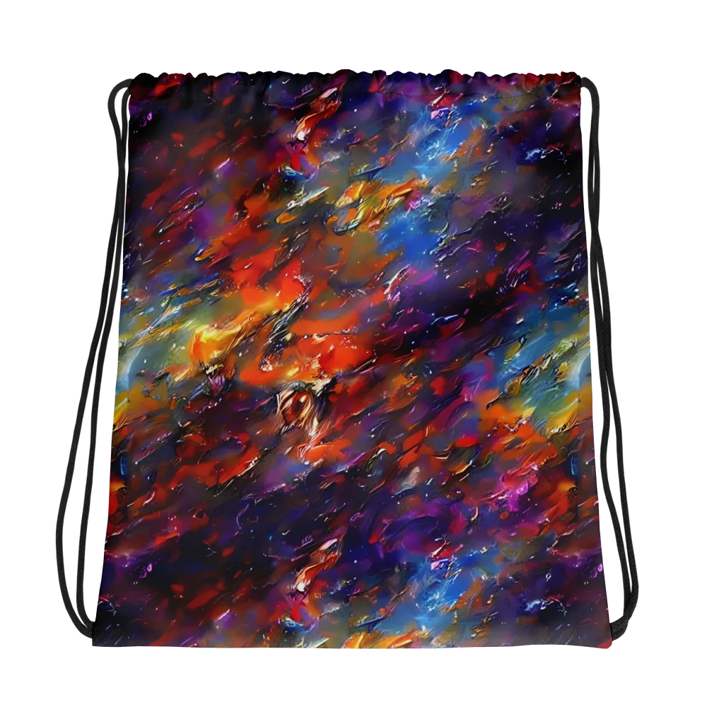 Auroral Ripples on Drawstring Bag — Photo