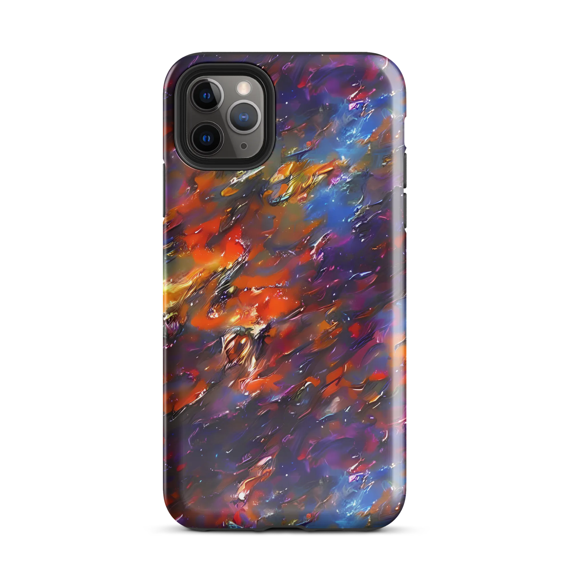 Auroral Ripples on Tough Case for iPhone® — Front
