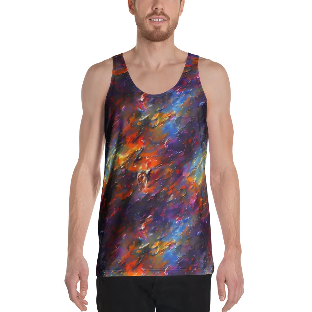 Auroral Ripples on Men's Tank Top — Front