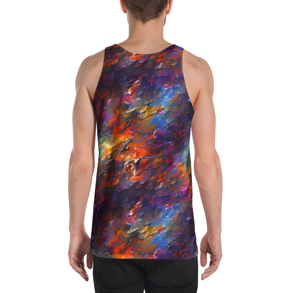 Auroral Ripples on Men's Tank Top — Back