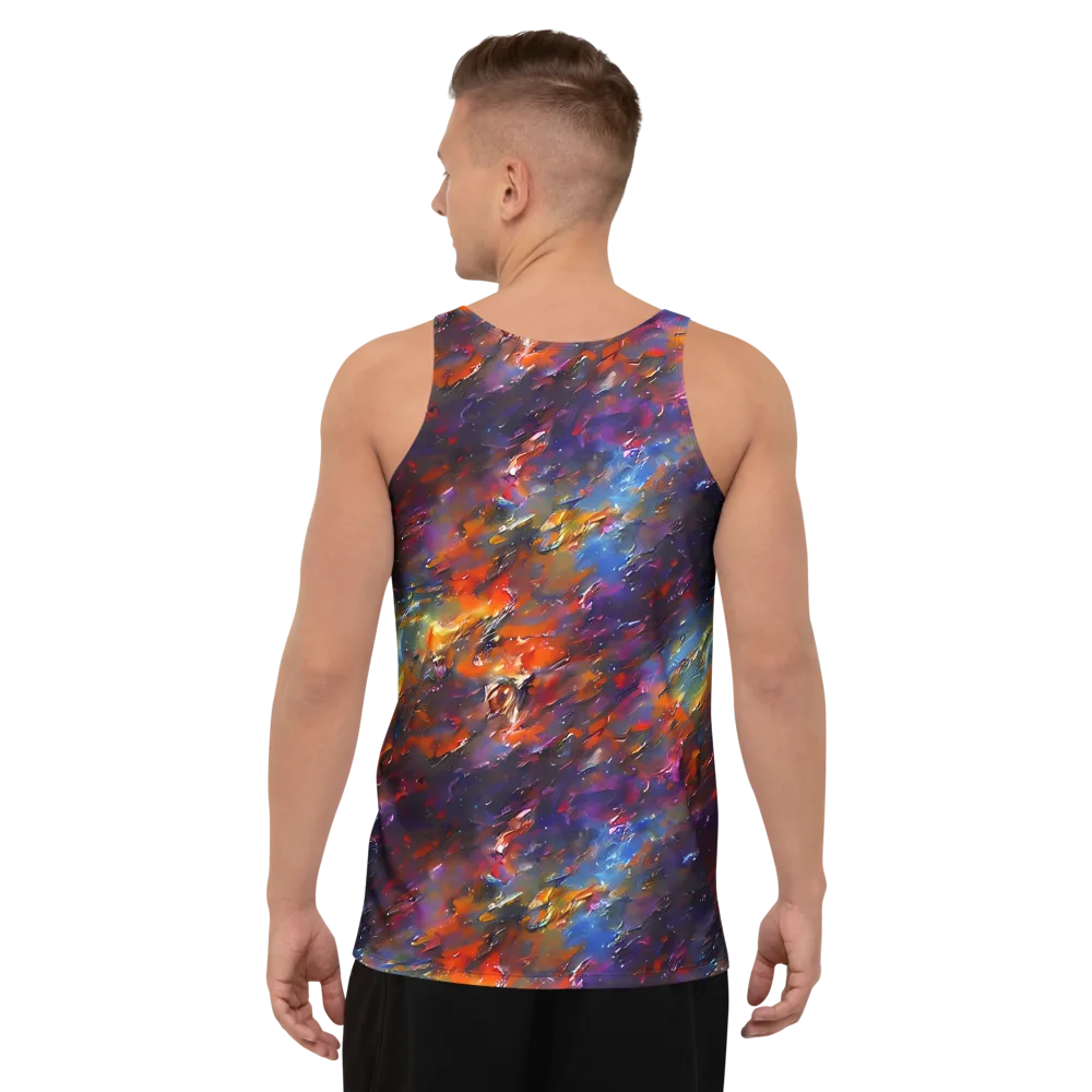 Auroral Ripples on Men's Tank Top — Back