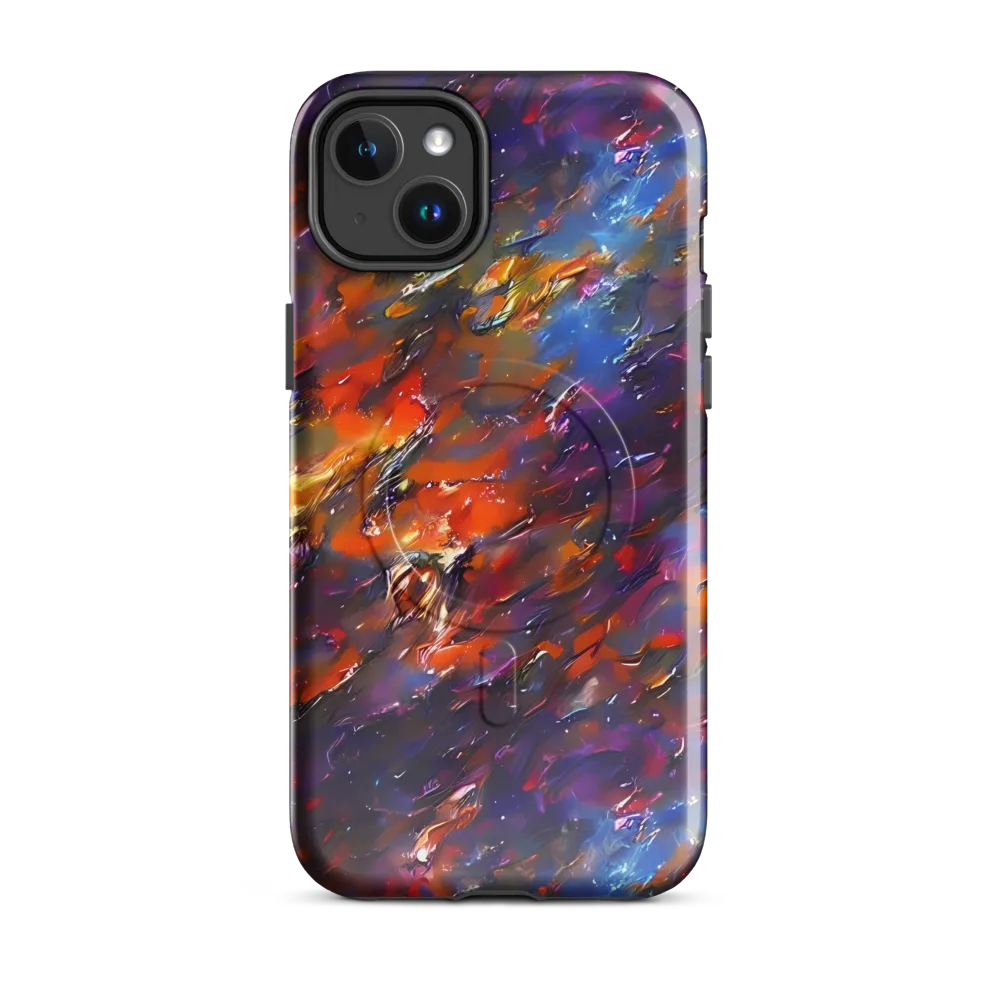 Auroral Ripples on MagSafe Tough Case for iPhone® — Front