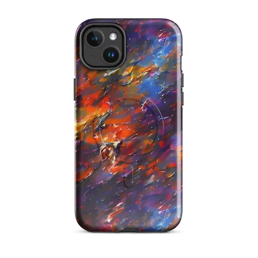 Auroral Ripples on a MagSafe Tough Case for iPhone®