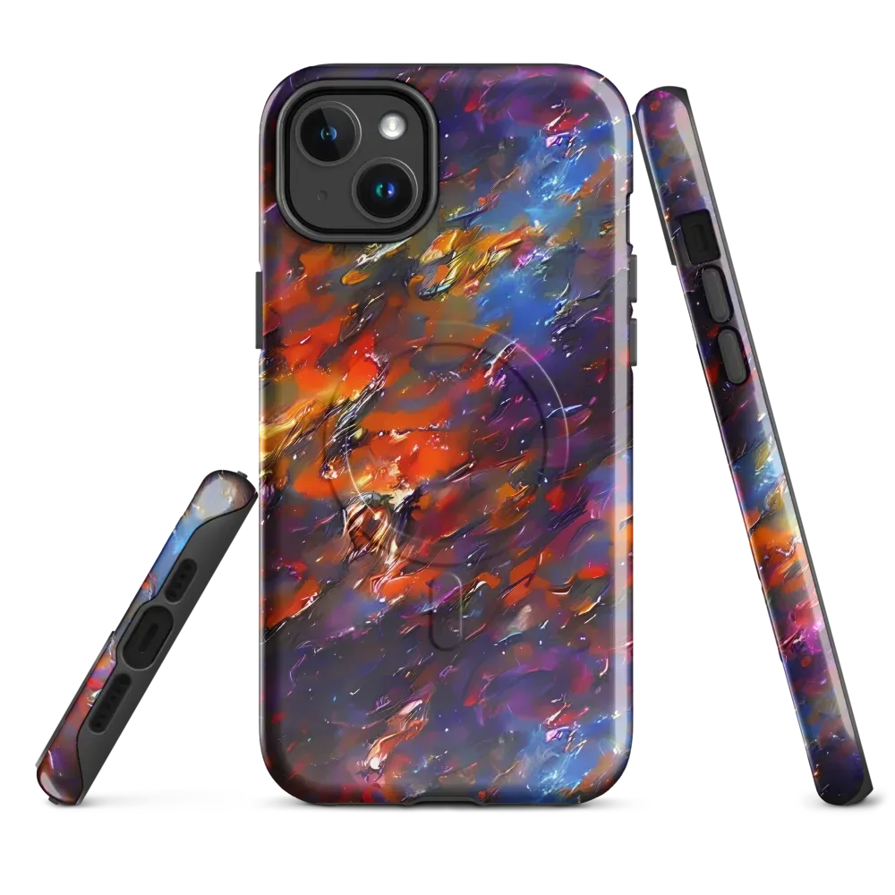 Auroral Ripples on MagSafe Tough Case for iPhone® — Front