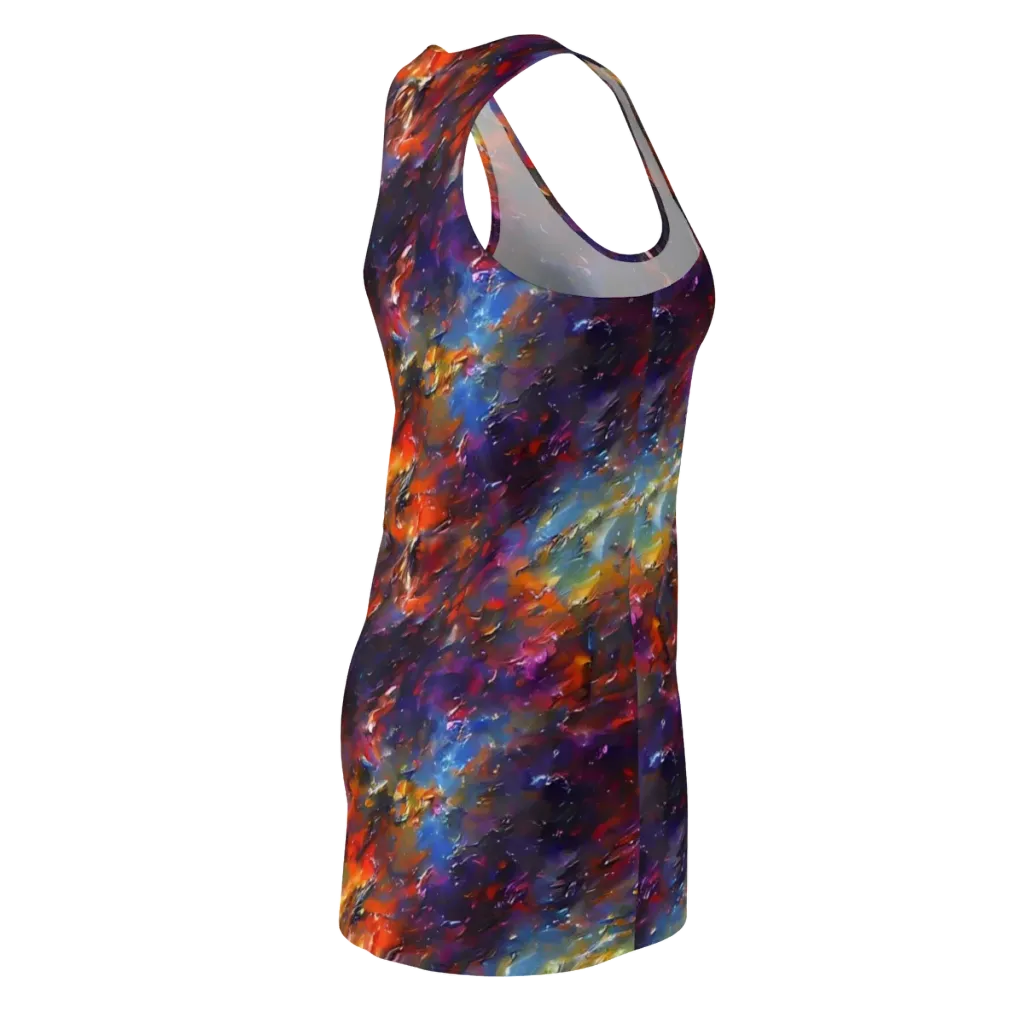 Auroral Ripples on Racerback Dress — Back Side
