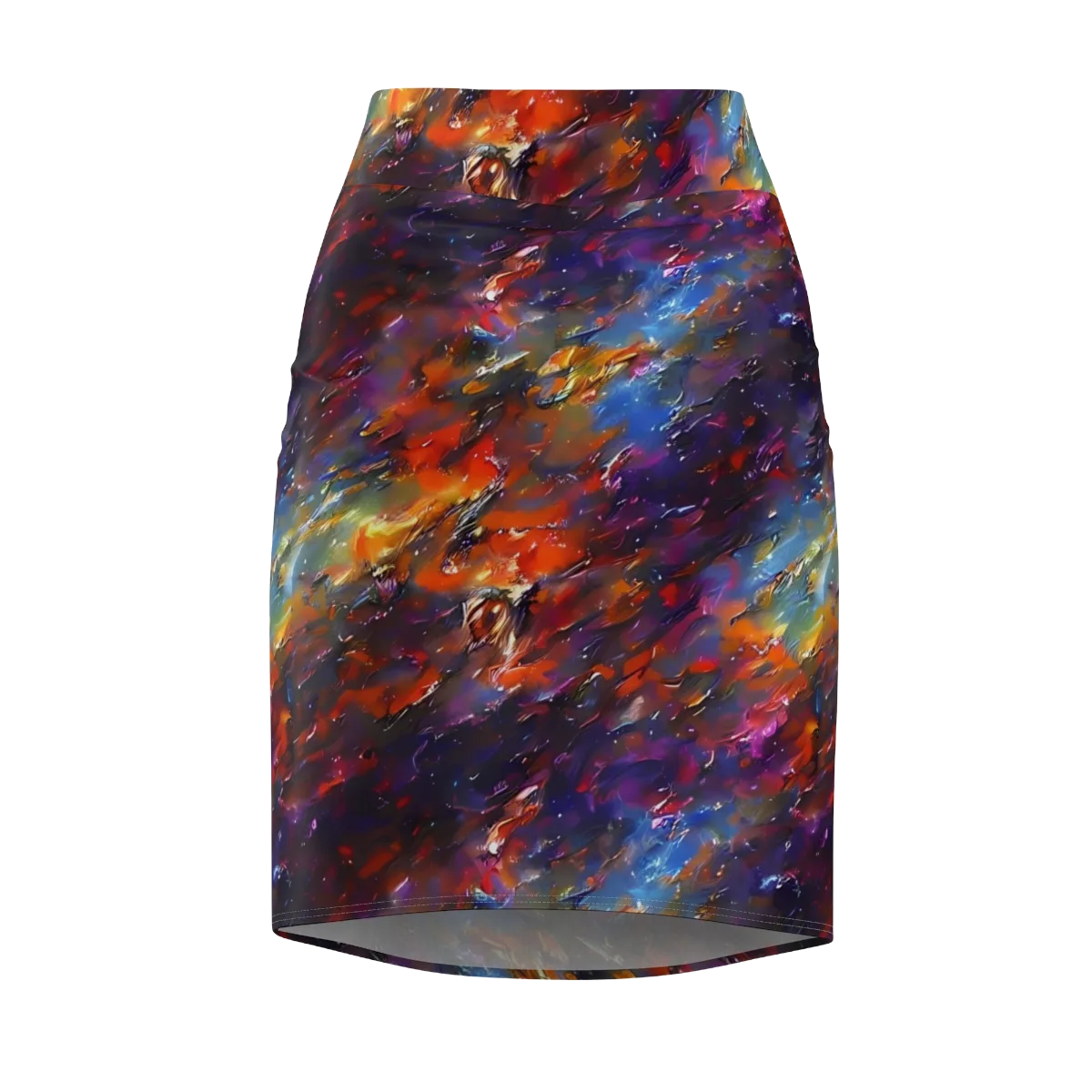 Auroral Ripples on Pencil Skirt — Front
