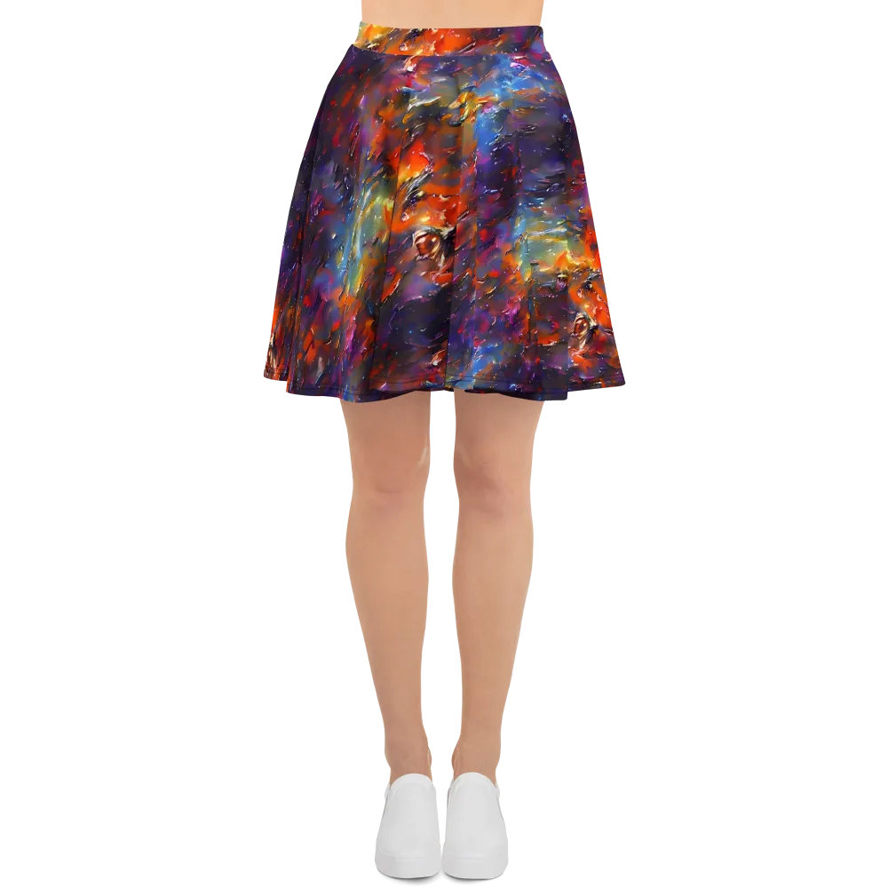 Auroral Ripples on Skater Skirt — Front