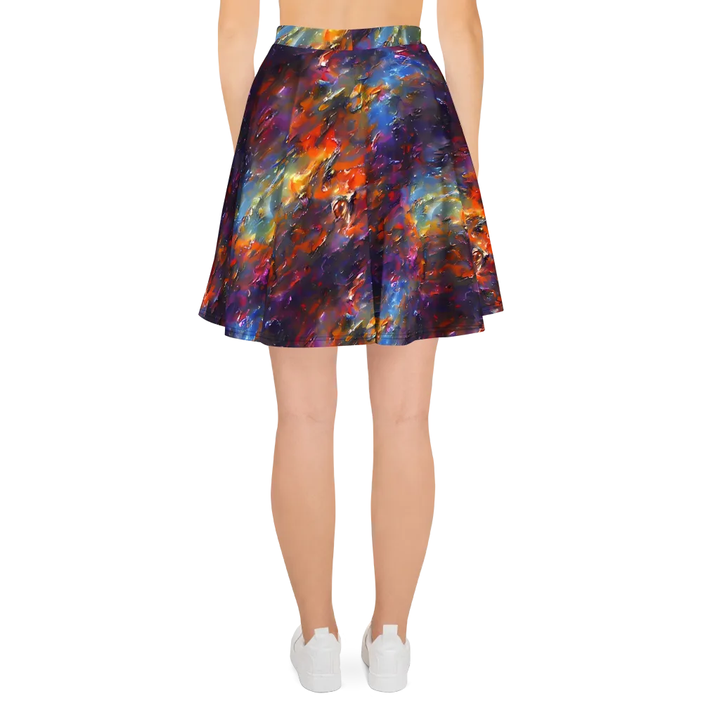 Auroral Ripples on Skater Skirt — Back