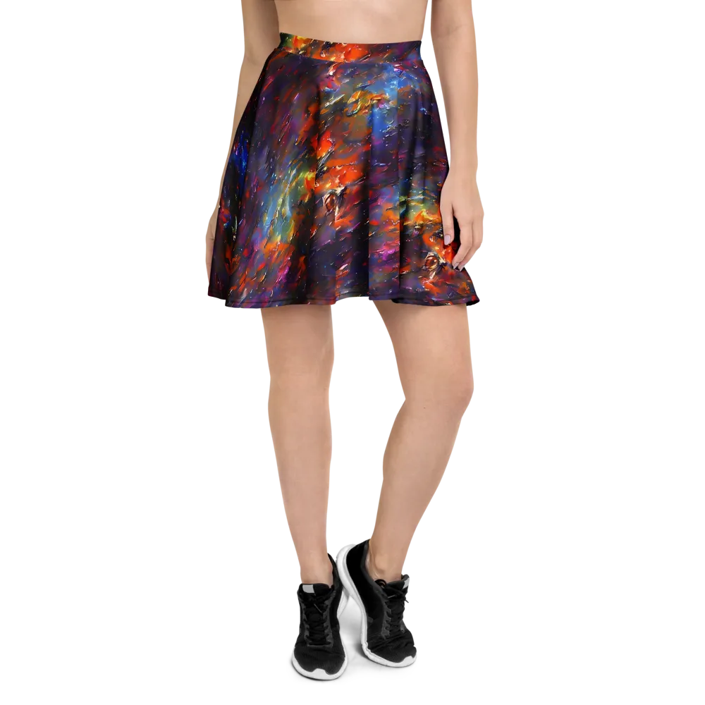 Auroral Ripples on Skater Skirt — Front