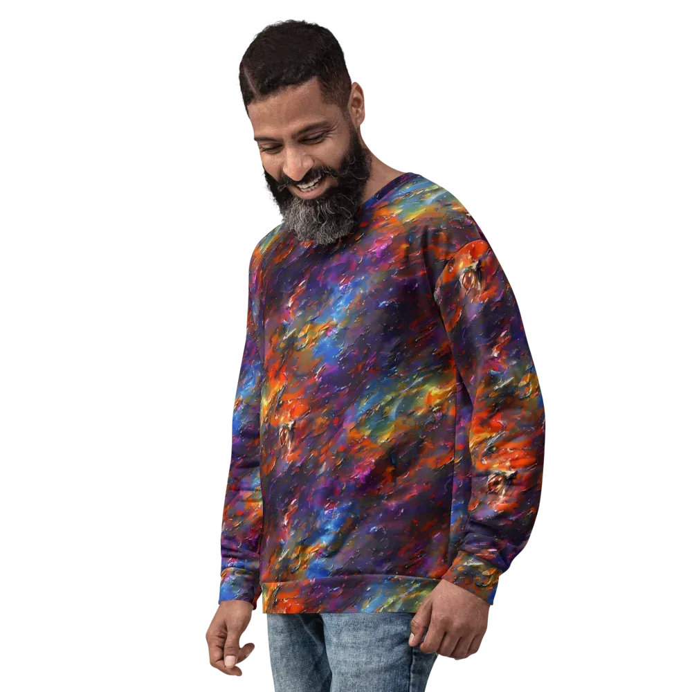 Auroral Ripples on Sweatshirt — Left Front
