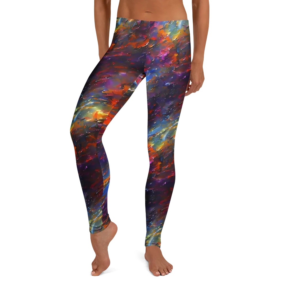 Auroral Ripples on Leggings — Front