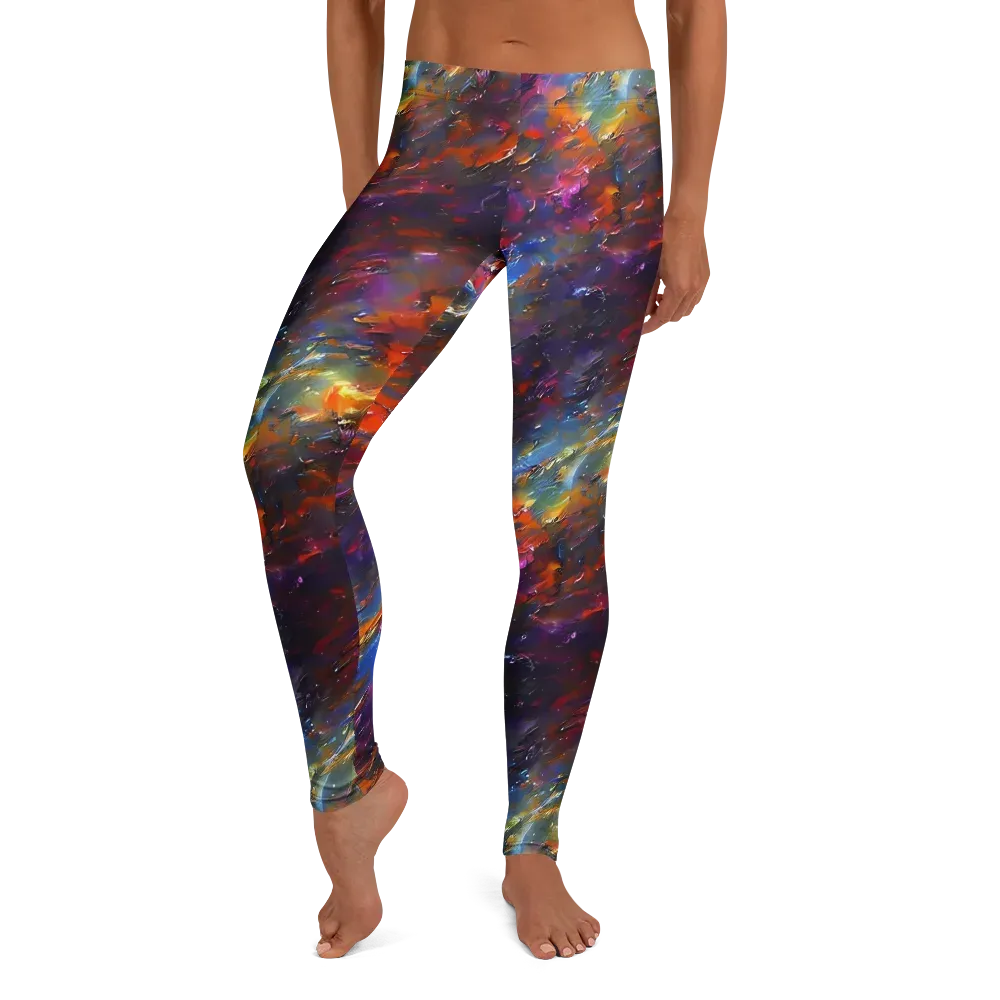 Auroral Ripples on Leggings — Front