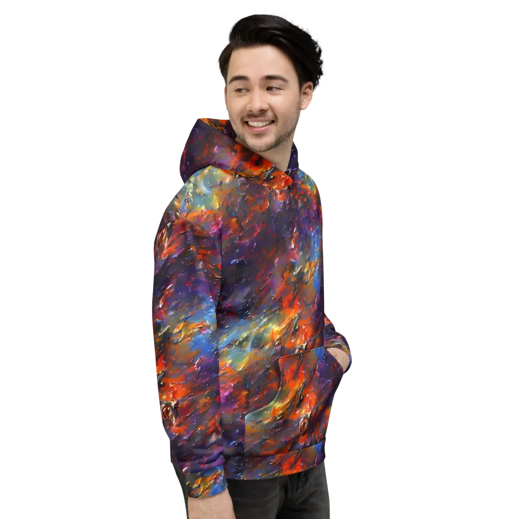 Auroral Ripples on Hoodie — Right