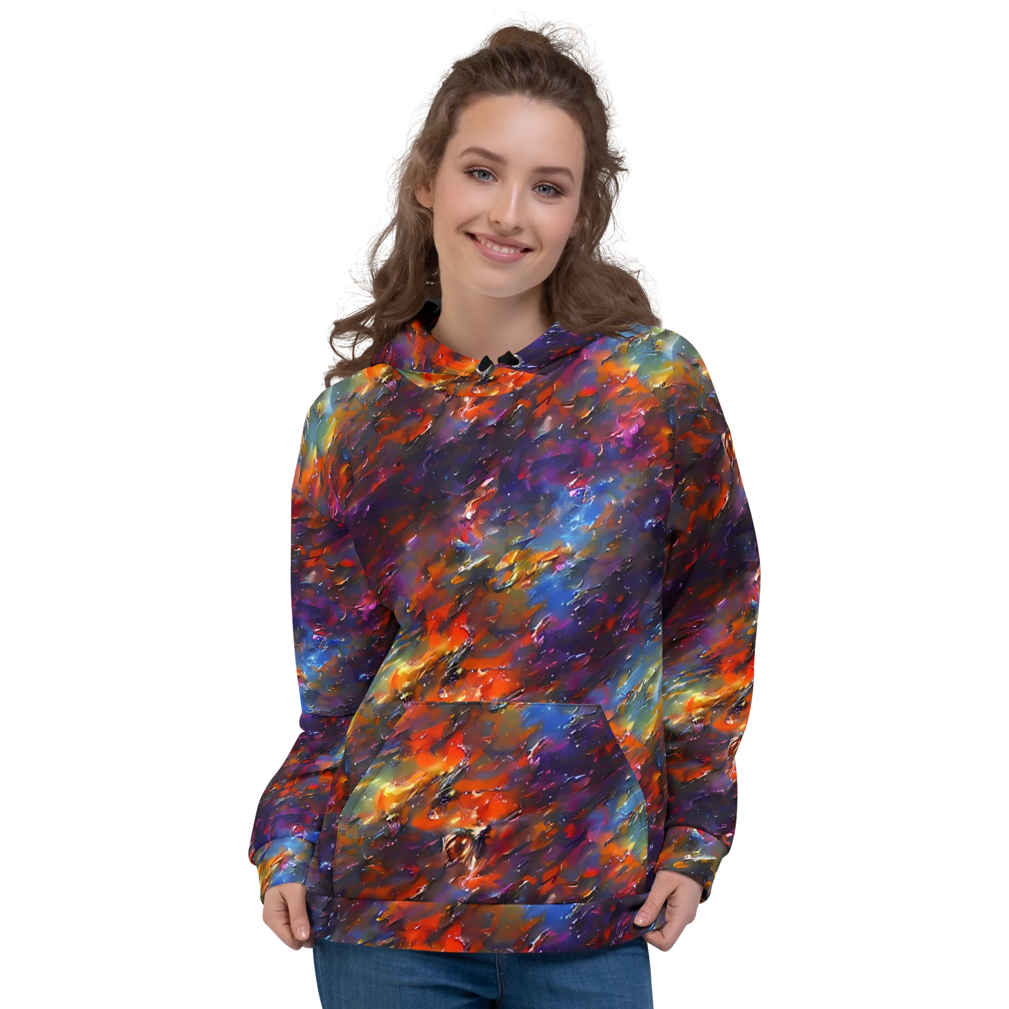 Auroral Ripples on Hoodie — Front