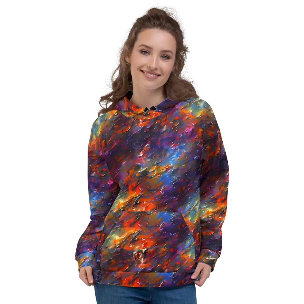 Auroral Ripples on Hoodie — Front