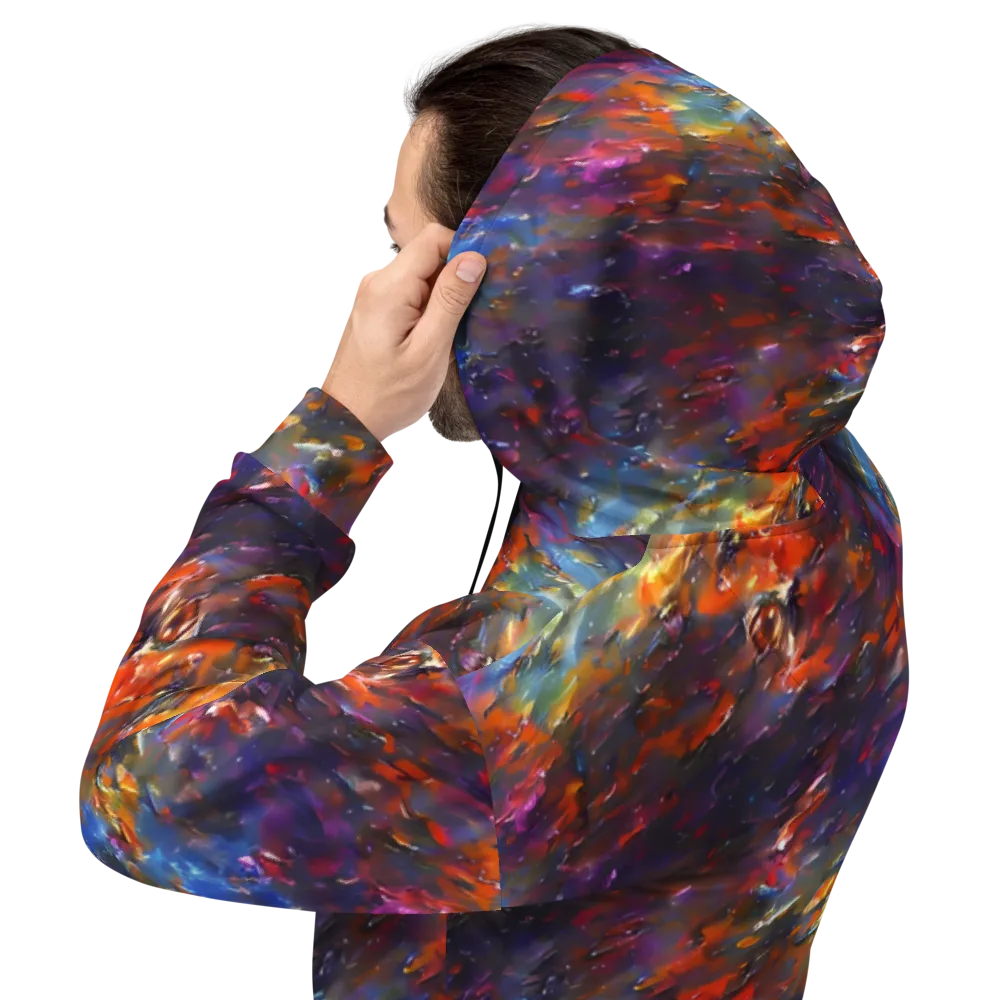 Auroral Ripples on Hoodie — Back