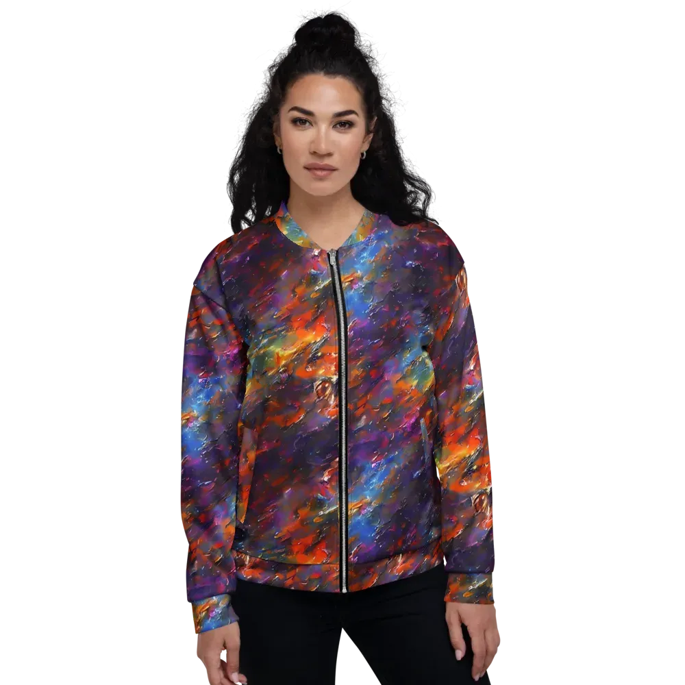 Auroral Ripples on Bomber Jacket — Front