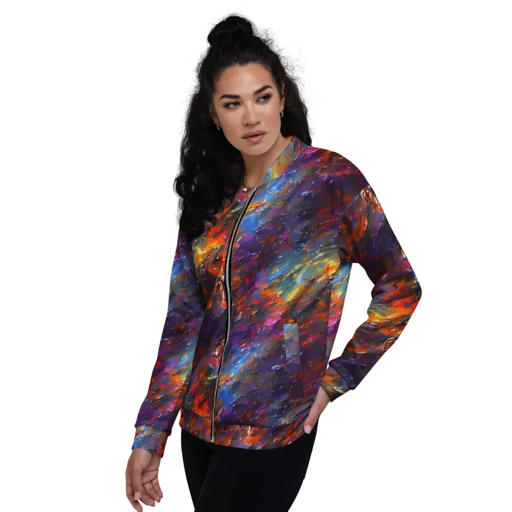 Auroral Ripples on Bomber Jacket — Left