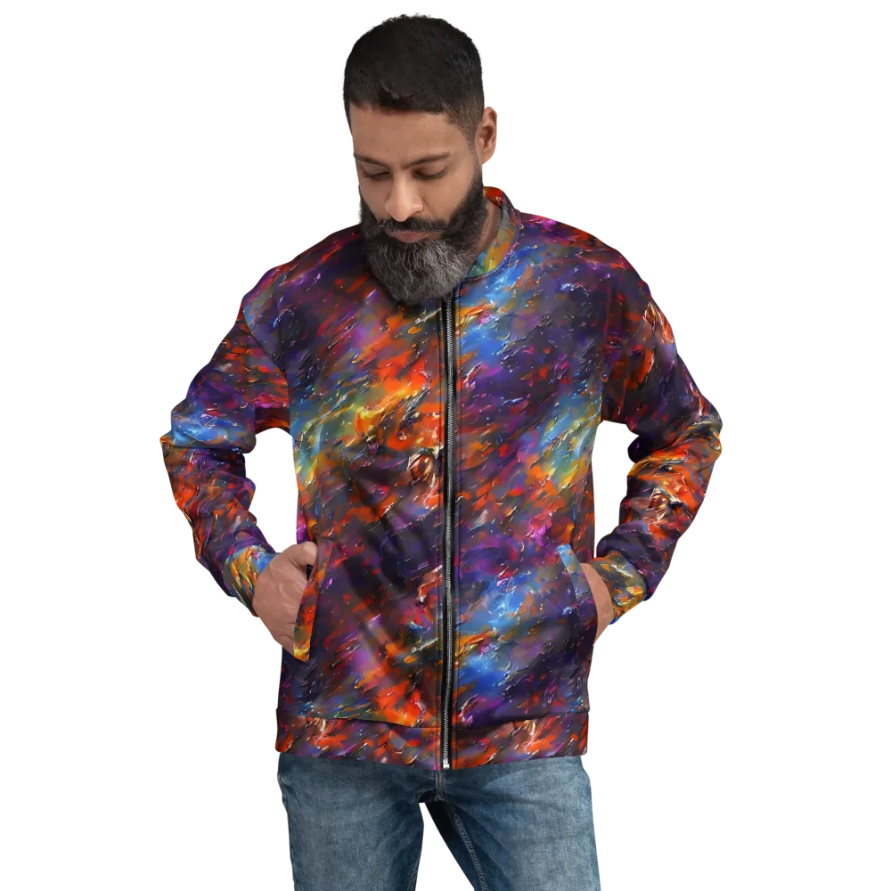 Auroral Ripples on Bomber Jacket — Front