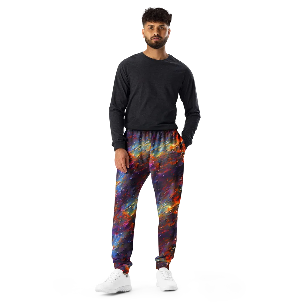 Auroral Ripples on Men's Joggers — Front