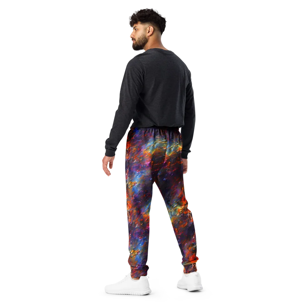 Auroral Ripples on Men's Joggers — Back