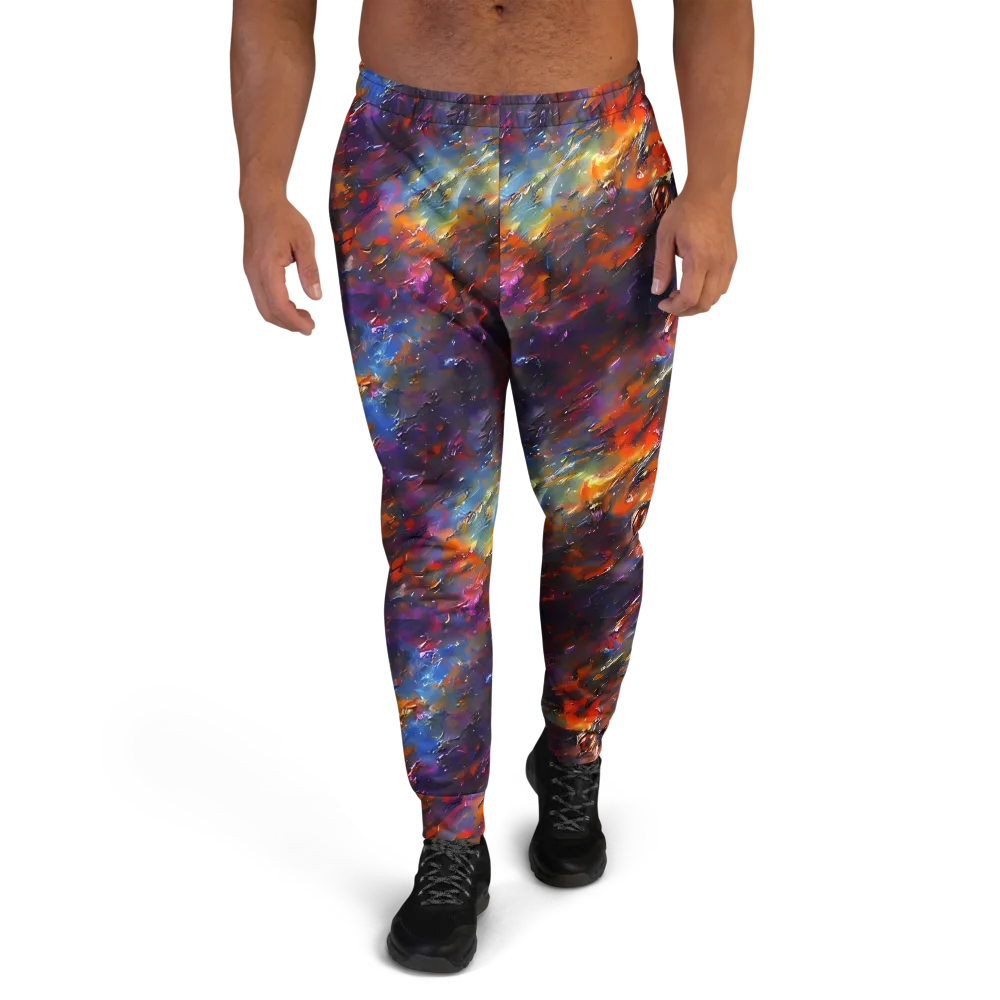 Auroral Ripples on Men's Joggers — Front