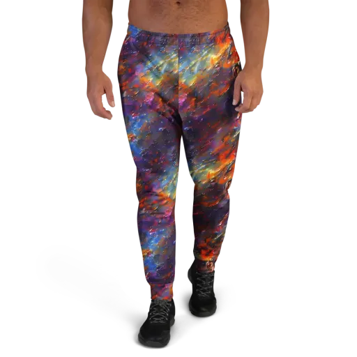Auroral Ripples on a Men's Joggers