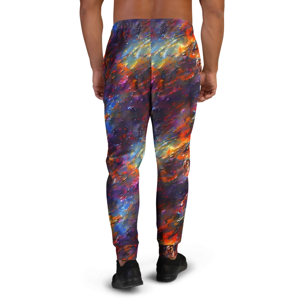 Auroral Ripples on Men's Joggers — Back