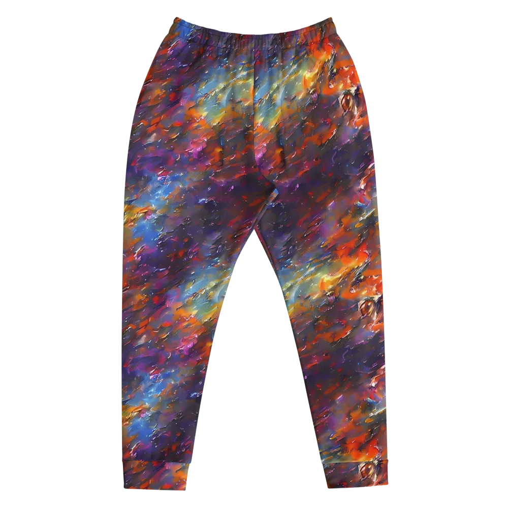 Auroral Ripples on Men's Joggers — Front