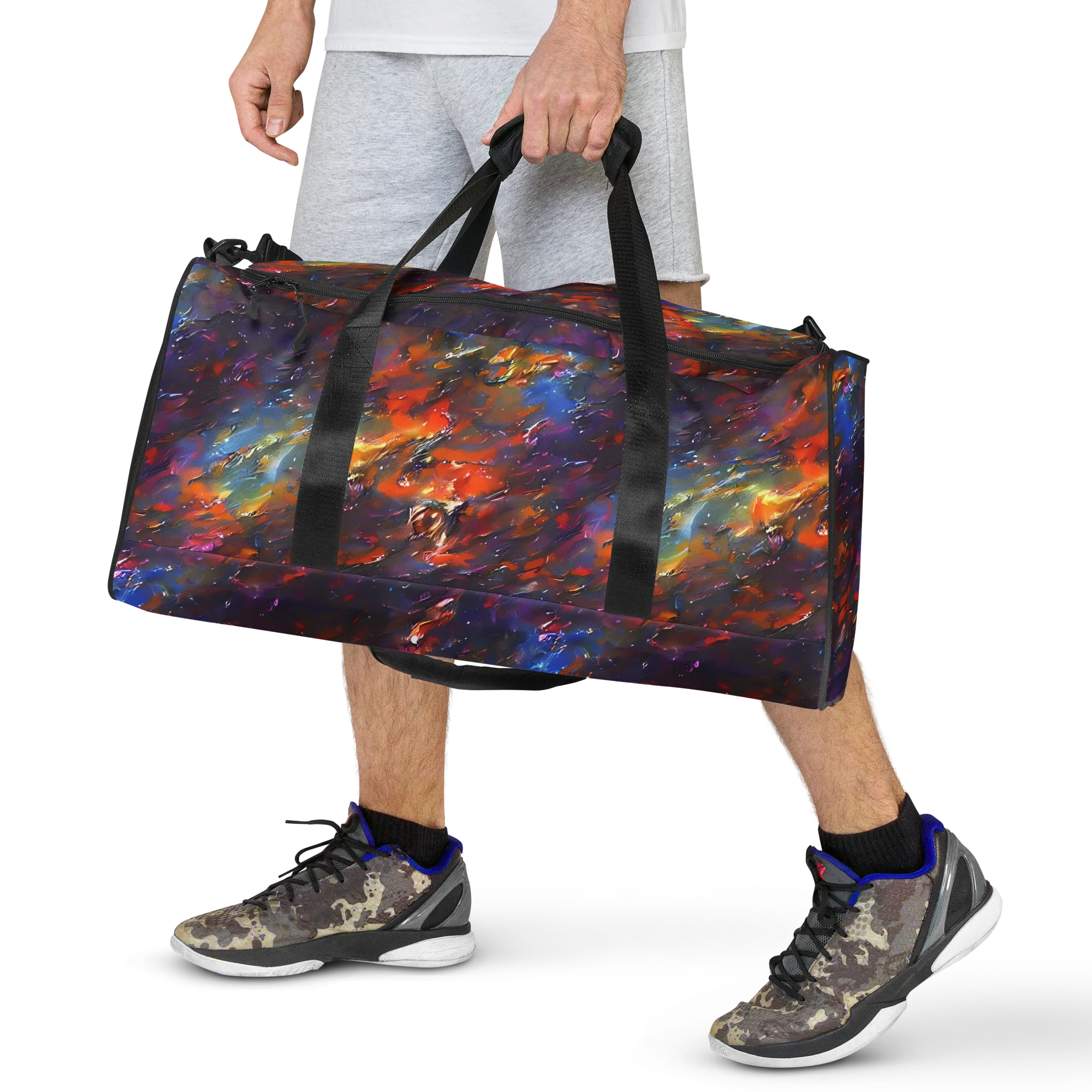 Auroral Ripples on Duffle Bag — Front