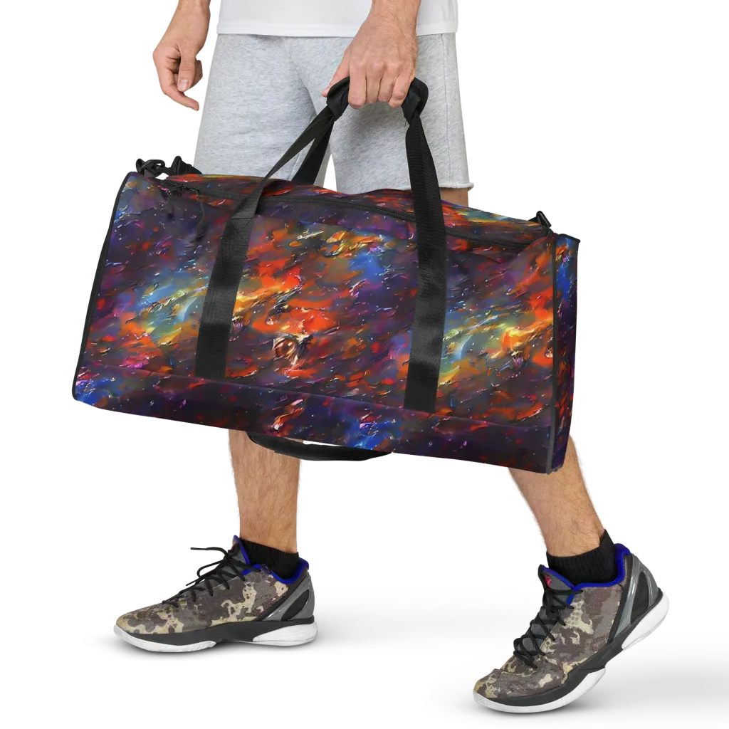 Auroral Ripples on Duffle Bag — Front